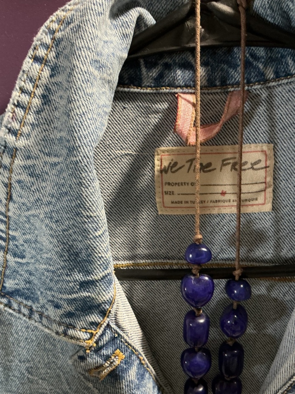 We The Free Indira Distressed Jean jacket - Picture 4 of 5